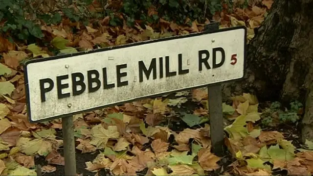 Sign for Pebble Mill