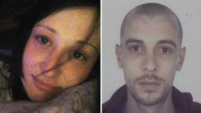 Lamara Bell and John Yuill were found inside their car after it crashed down an embankment off the M9