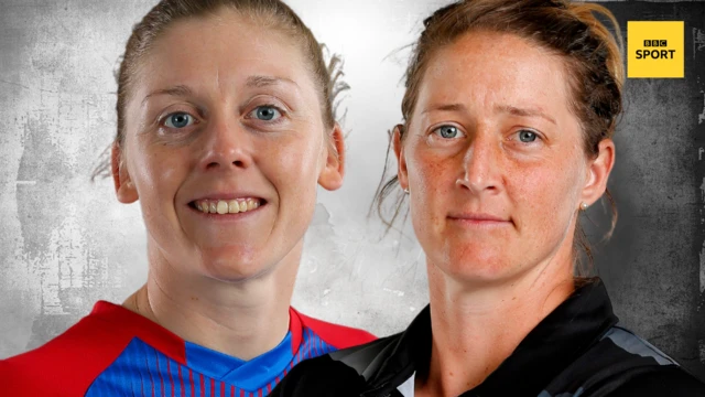 Heather Knight (left) and Sophie Devine (right)