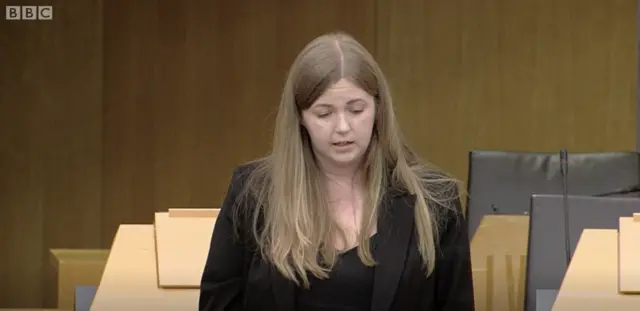 Scottish Green MSP Gillian Mackay