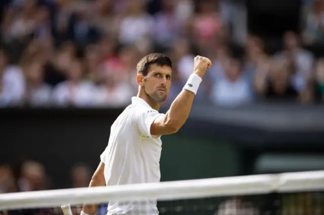 Novak Djokovic at Wimbledon