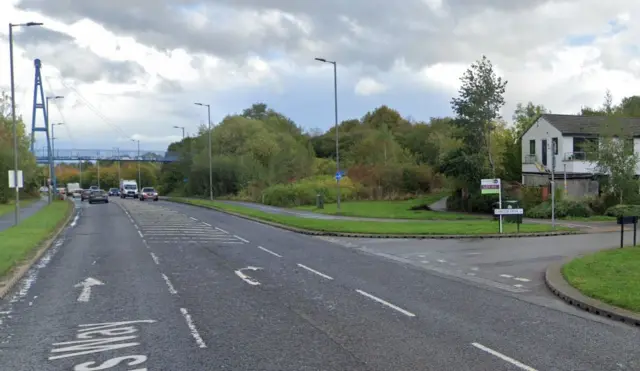 Manvers way junction with Cawood Drive, Wath Upon Dearne.