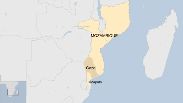 Map of Mozambique