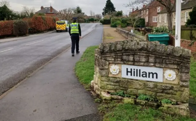 Officer on foot patrol