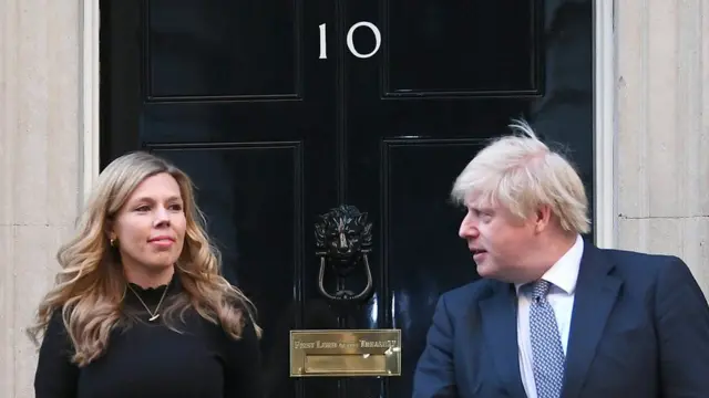 Carrie and Boris Johnson