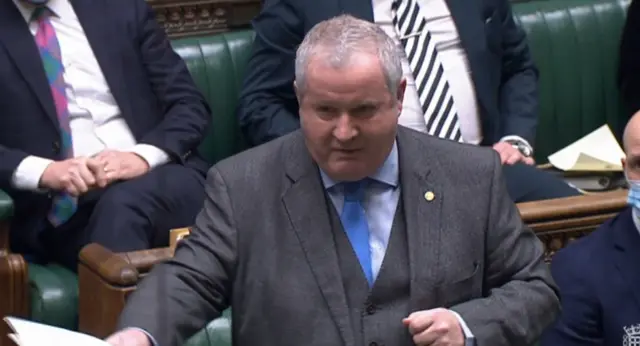 The SNP leader in Westminster Ian Blackford