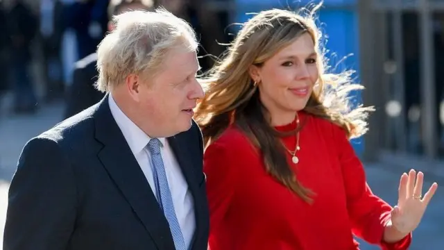 Boris and Carrie Johnson