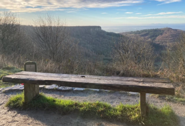 View from Sutton Bank in North Yorkshire.