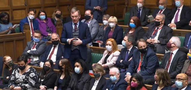 Chris Bryant with backbench labour MPs