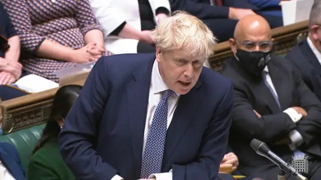 Boris Johnson at PMQs