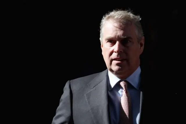 Prince Andrew at an event