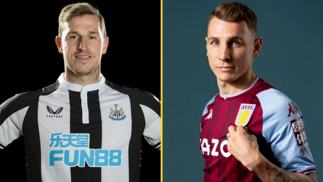 Chris Wood and Lucas Digne