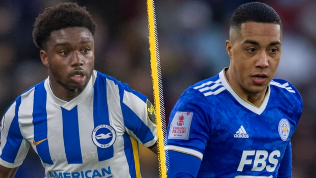 Tariq Lamptey and Youri Tielemans