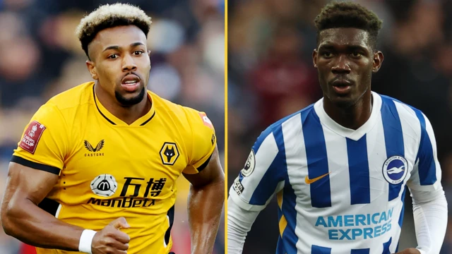 Adama Traore and Yves Bissouma