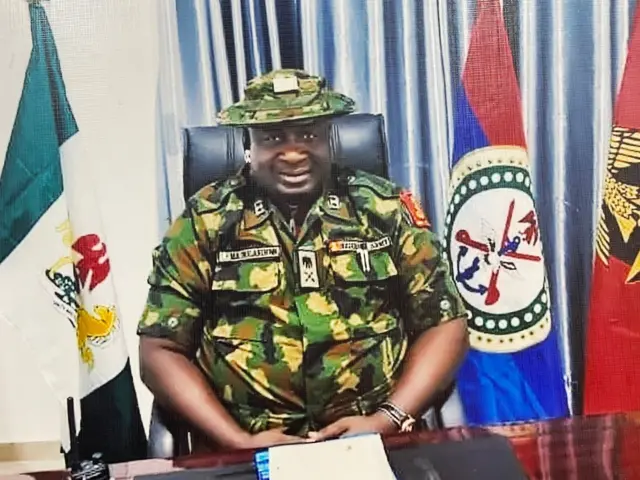 Bolarinwa Oluwasegun in army uniform