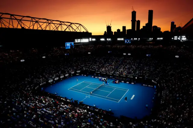 Australia Open match in 2020