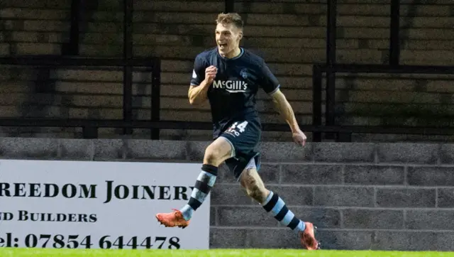 Morton's Gavin Reilly celebrates