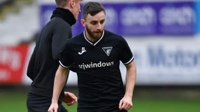 Dunfermline Athletic midfielder Steven Lawless