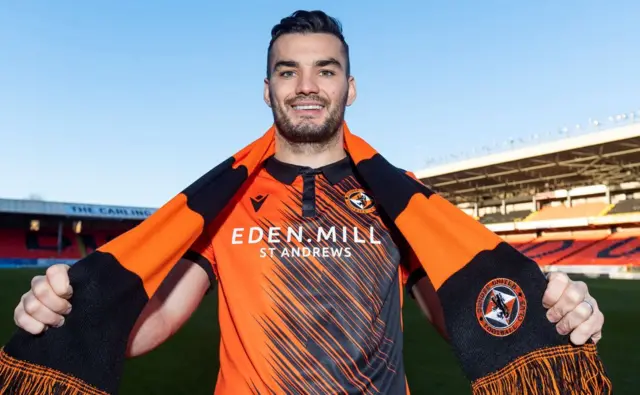 Tony Watt in his new colours