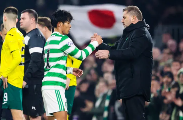 Reo Hatate enjoyed an impressive Celtic debut