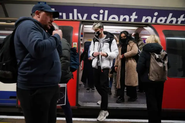 People on the Tube