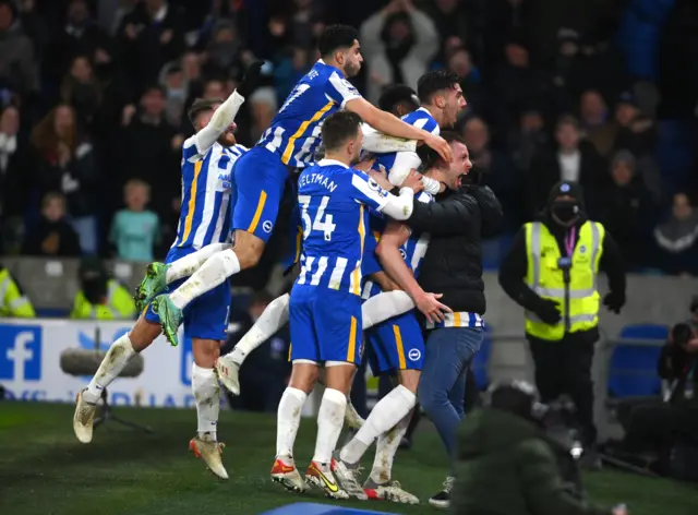 Brighton celebrate