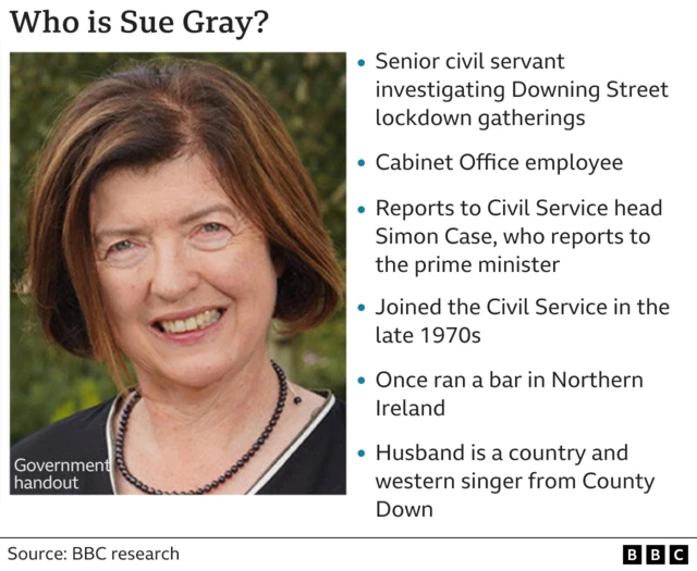 Sue Gray graphic