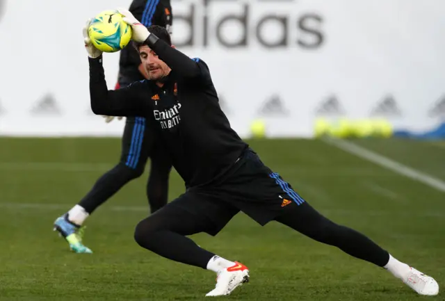 Thibaut Courtois, Real Madrid, training