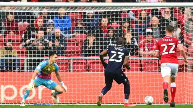 Benik Afobe scores for Millwall