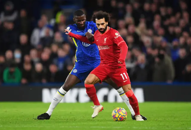 Antonio Rudiger, Chelsea, Mohamed Salah, Liverpool