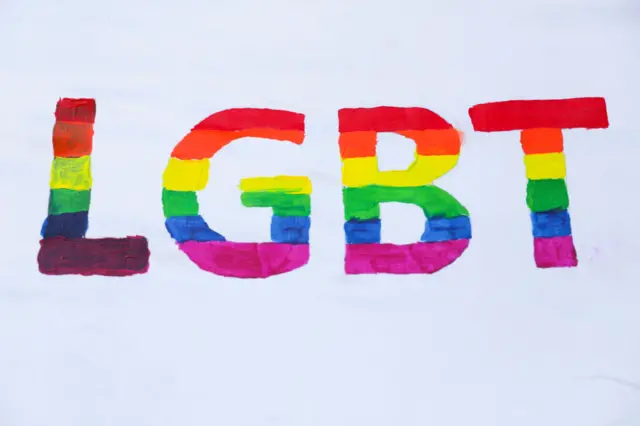 LGBT rainbow banner