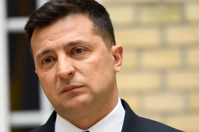 Ukrainian President Volodymyr Zelensky