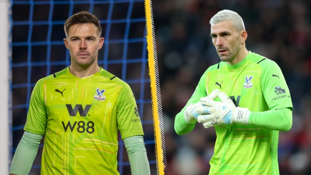 Jack Butland and Vicente Guaita split picture