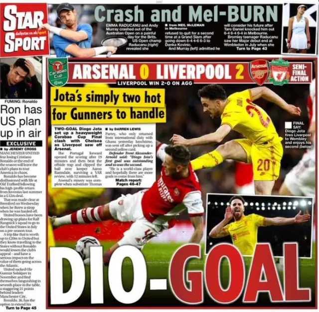 Friday's back pages