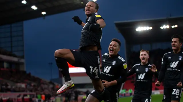 Fulham celebrate