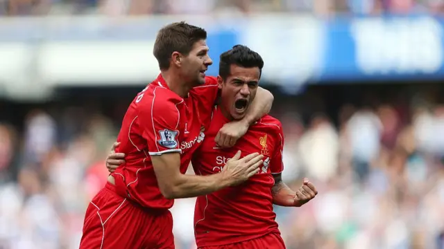 Steven Gerrard and Philippe Coutinho