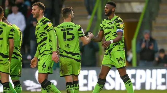 Forest Green Rovers celebrate