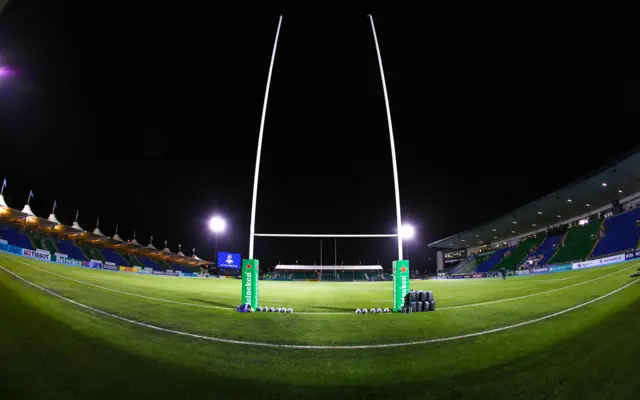 Scotstoun ahead of tonight's Champions Cup clash