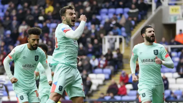 Huddersfield celebrate