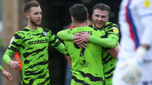 Forest Green celebrate