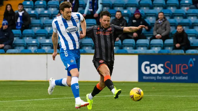 Dundee United's Mark McNulty makes it 1-0