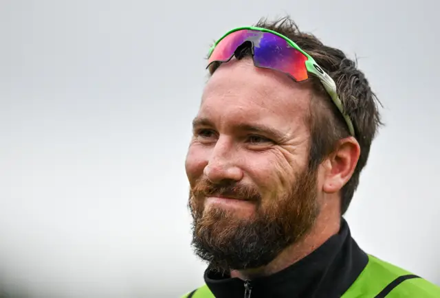 Brendan Taylor of Zimbabwe before match three of the Dafanews International Cup ODI series between Ireland and Zimbabwe at Stormont in Belfast.