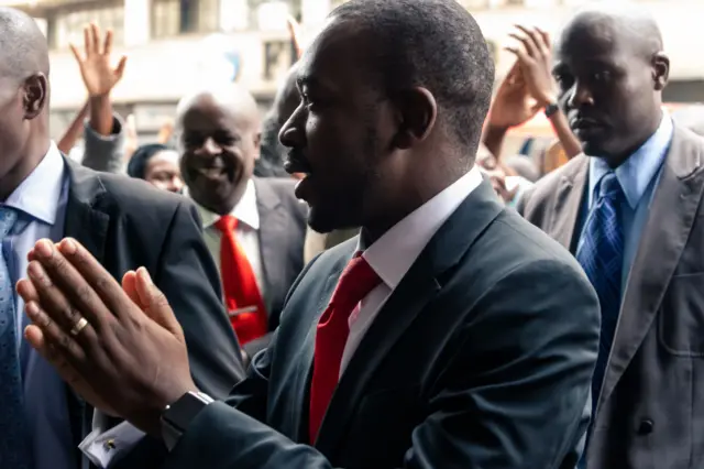 Nelson Chamisa in Harare in 2019