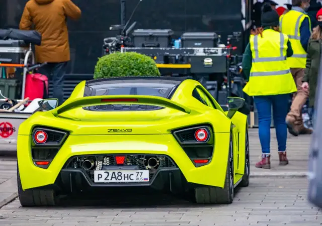 Supercar parked in Leeds