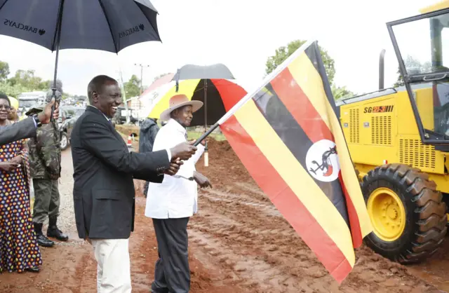 President Yoweri Museveni and William Ruto