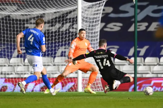 Jack Marriott scores for Peterborough