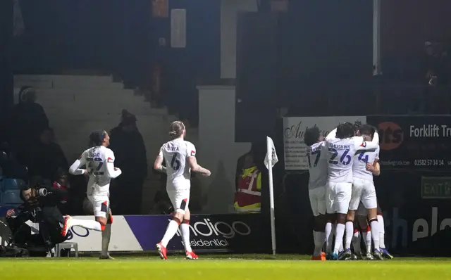 Luton celebrate