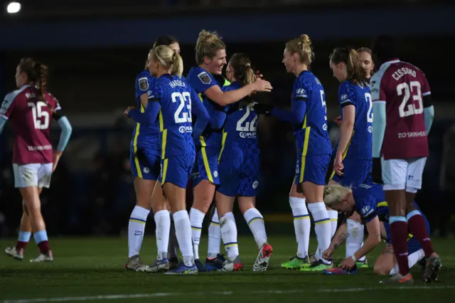 Erin Cuthbert scores for Chelsea