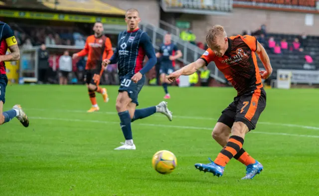 Ilmari Niskanen scored the only goal when Ross County were last at Tannadice