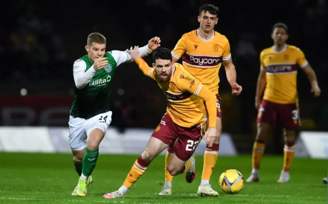 The game at Fir Park has been short on thrills